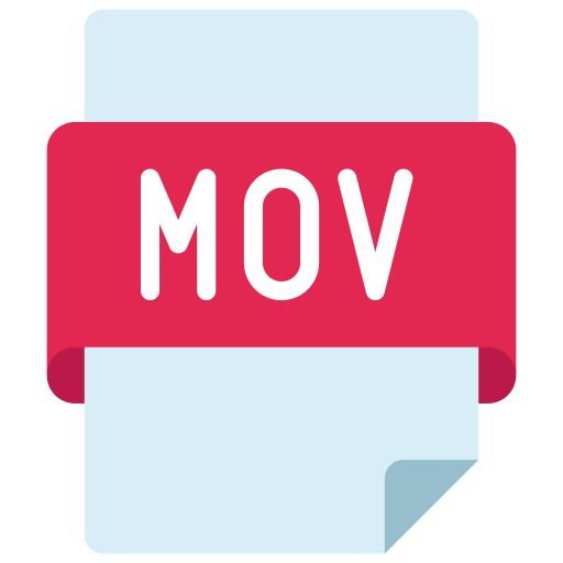Mov file Juicy Fish Flat icon
