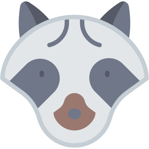 mapache Generic color fill icono