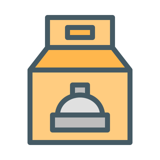 Food package Generic color lineal-color icon