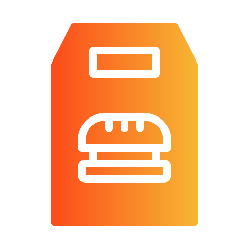 pakiet żywności Generic gradient fill ikona