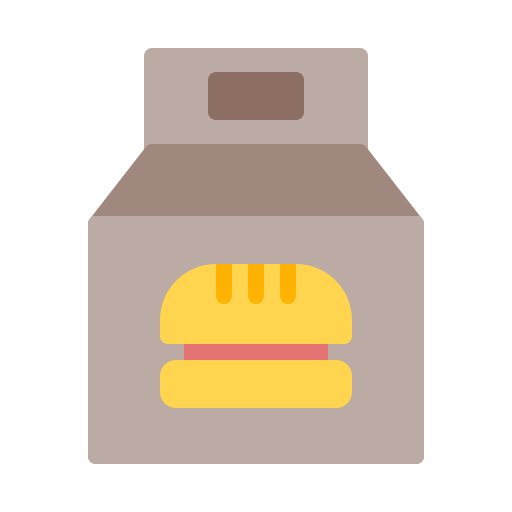 paquete de comida Generic color fill icono