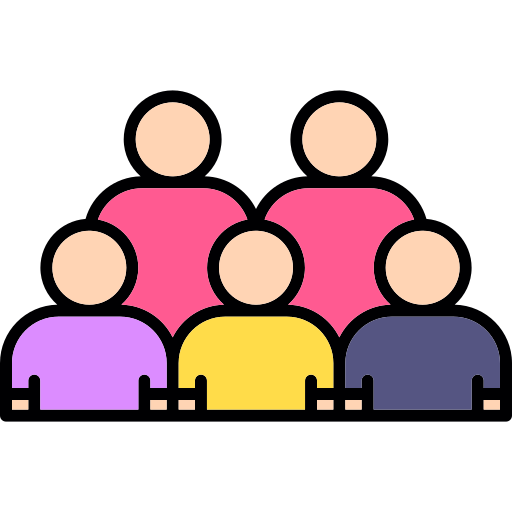 publiczność Generic color lineal-color ikona
