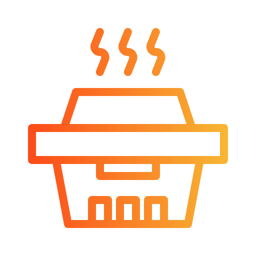 Food box Generic gradient outline icon