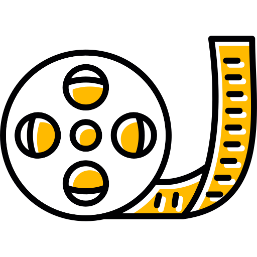 Film roll Generic color lineal-color icon
