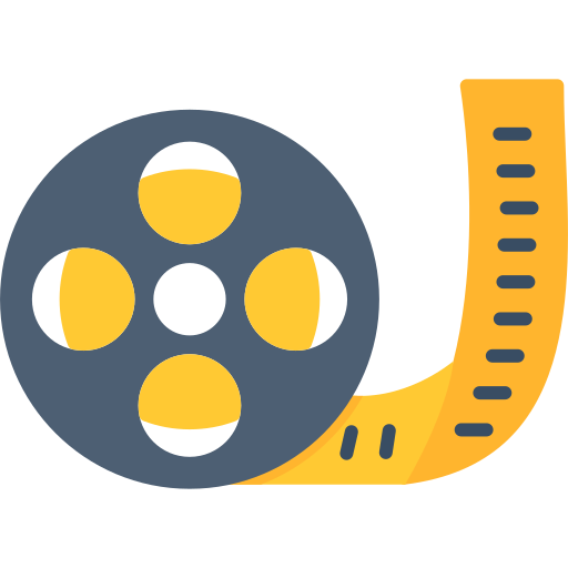 Film roll Generic color fill icon