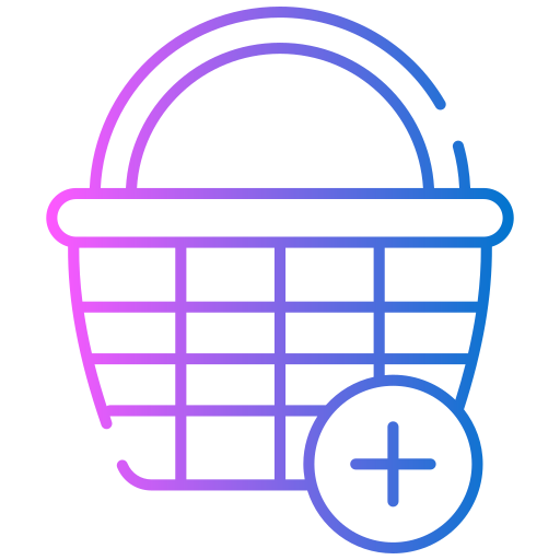 Add to basket Generic gradient outline icon