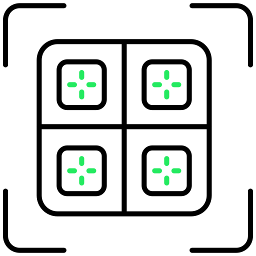 código qr Generic color outline icono