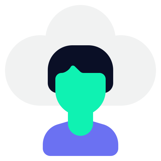 cloud-benutzer Generic color fill icon