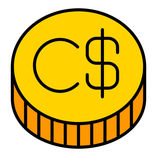 Canadian dollar Generic color lineal-color icon