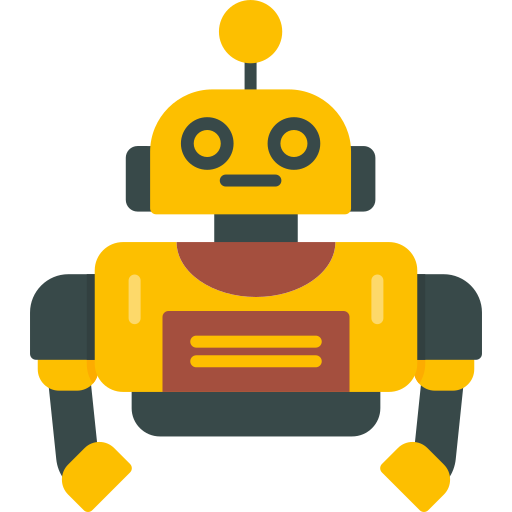 robot Generic color fill icono
