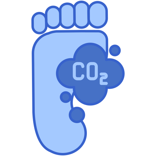 Carbon footprint Generic color lineal-color icon