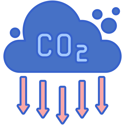 Выбросы СО2 Generic color lineal-color иконка