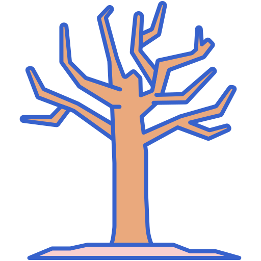 죽은 나무 Generic color lineal-color icon