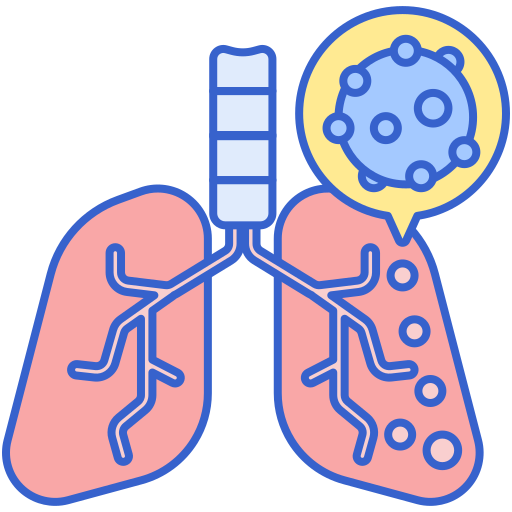 Lung cancer Generic color lineal-color icon