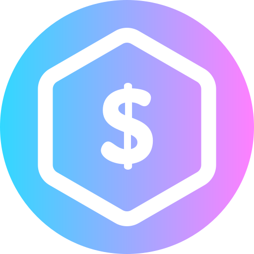 dollar Super Basic Rounded Circular icoon