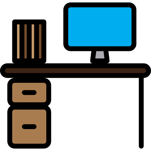 Desk Phatplus Lineal Color icon