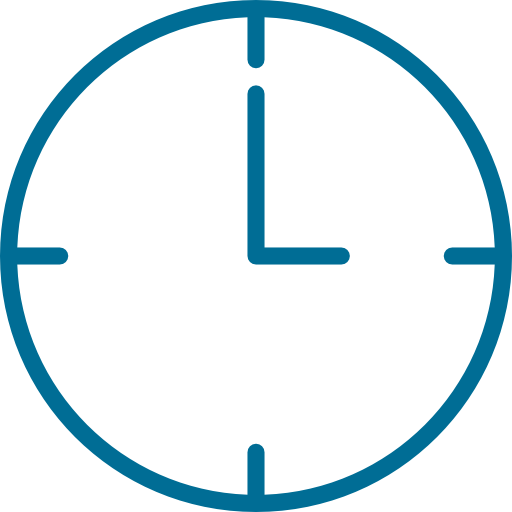 벽 시계 Phatplus Blue icon