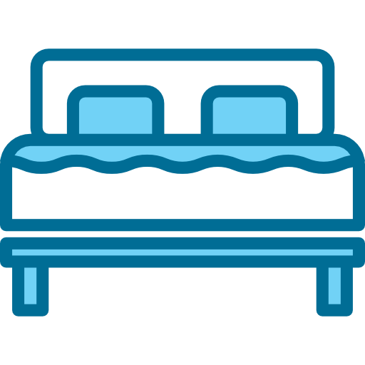 cama de casal Phatplus Blue Ícone
