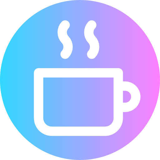 taza de café Super Basic Rounded Circular icono