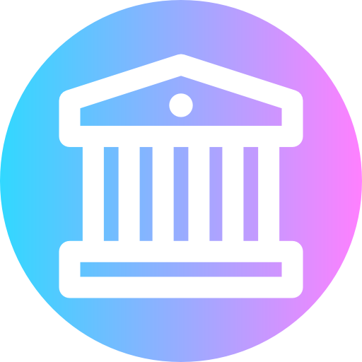 Bank Super Basic Rounded Circular icon