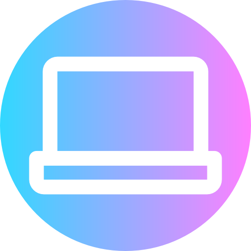 Laptop Super Basic Rounded Circular icon