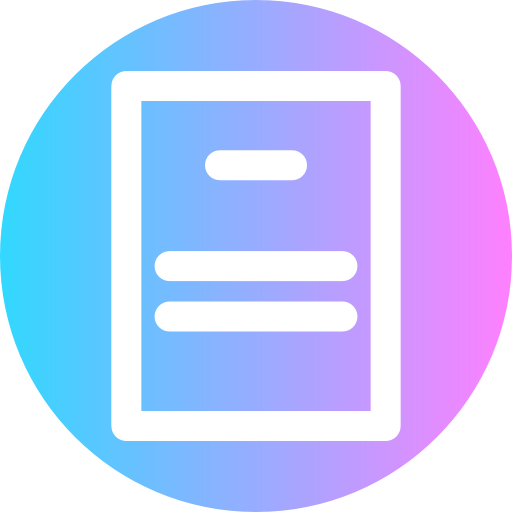Contract Super Basic Rounded Circular icon