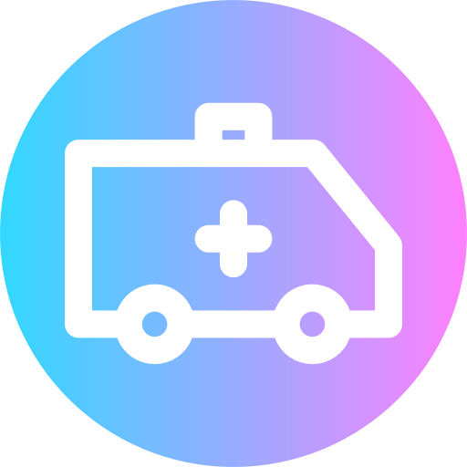 ambulans Super Basic Rounded Circular ikona