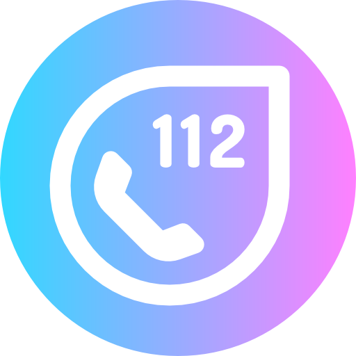 112 Super Basic Rounded Circular ikona