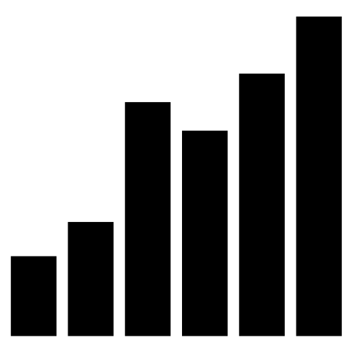balkendiagramm Phatplus Solid icon