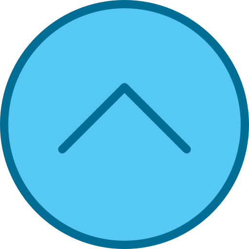 flecha hacia arriba Phatplus Blue icono