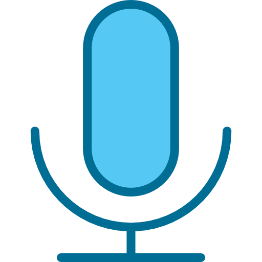 Microphone Phatplus Blue icon