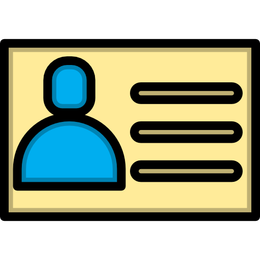 Id card Phatplus Lineal Color icon