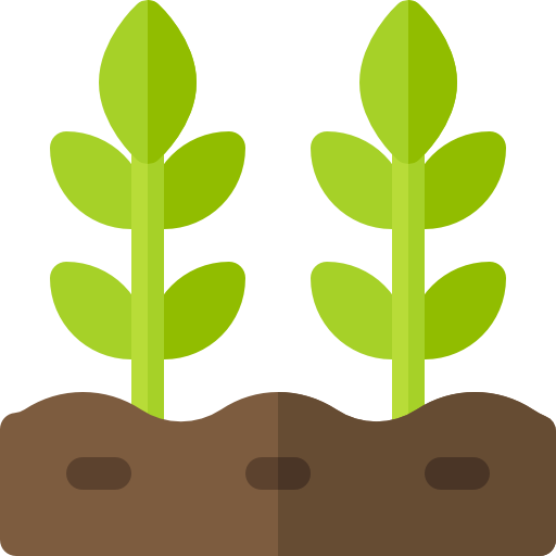 plantas Basic Rounded Flat icono