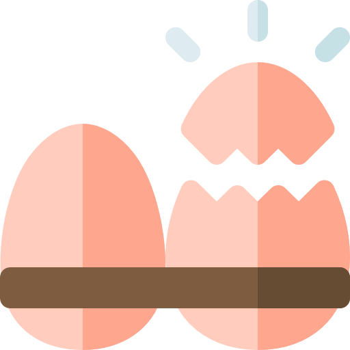 Яйца Basic Rounded Flat иконка
