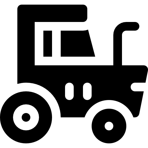 트랙터 Basic Rounded Filled icon