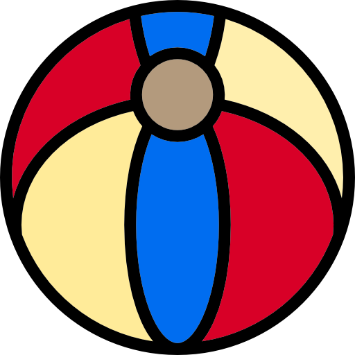 pelota de playa Phatplus Lineal Color icono