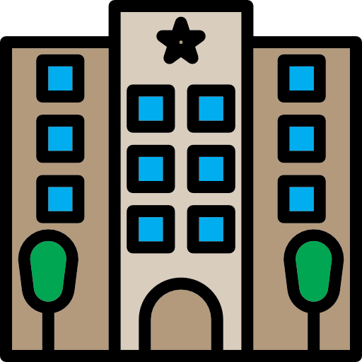 hotel Phatplus Lineal Color icon
