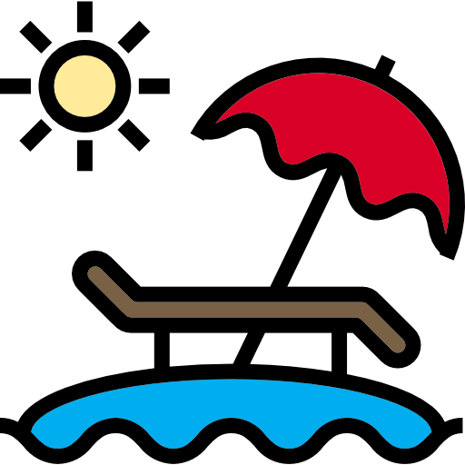 leżak Phatplus Lineal Color ikona