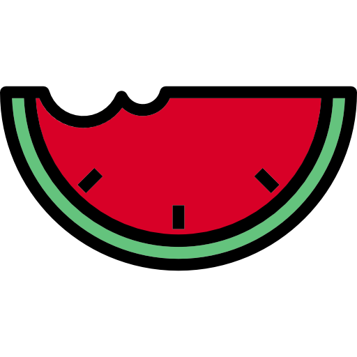 wassermelone Phatplus Lineal Color icon