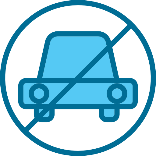 stationnement interdit Phatplus Blue Icône