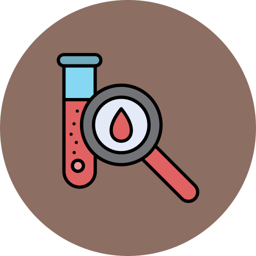 Blood test Generic color lineal-color icon