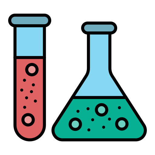 provette Generic color lineal-color icona