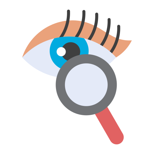 Eye test Generic color fill icon