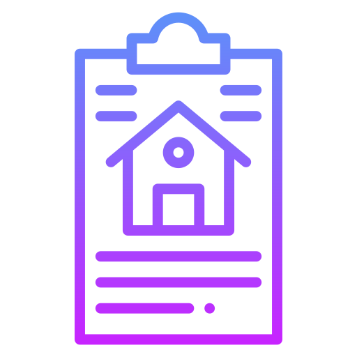 Property documents Generic gradient outline icon