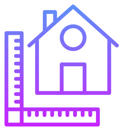집 계획 Generic gradient outline icon