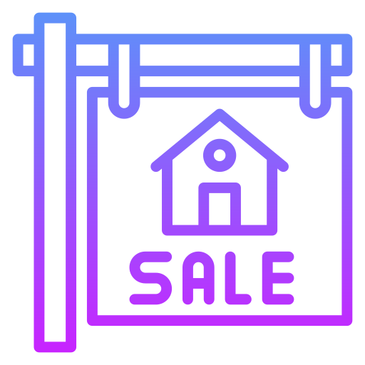 House for sale Generic gradient outline icon