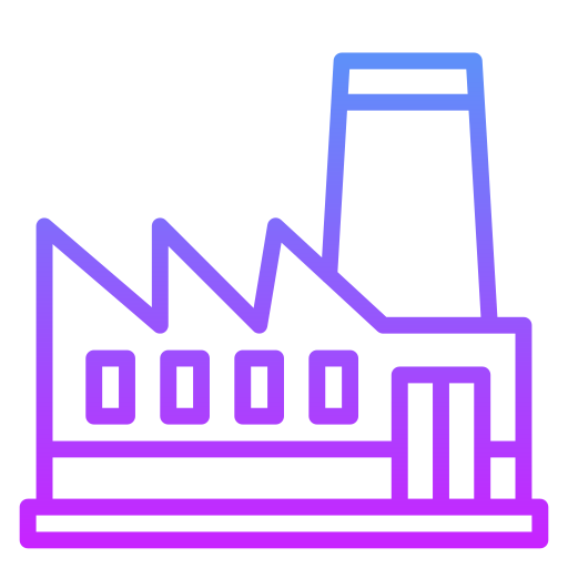 Factory Generic gradient outline icon