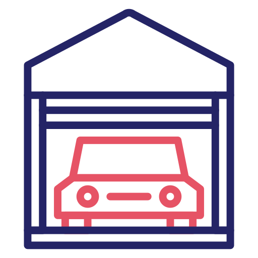 garaż Generic color outline ikona