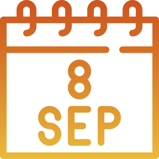 settembre Generic gradient outline icona