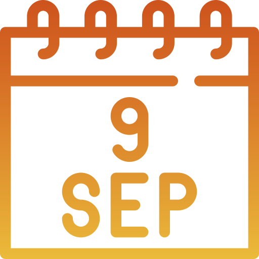 septiembre Generic gradient outline icono